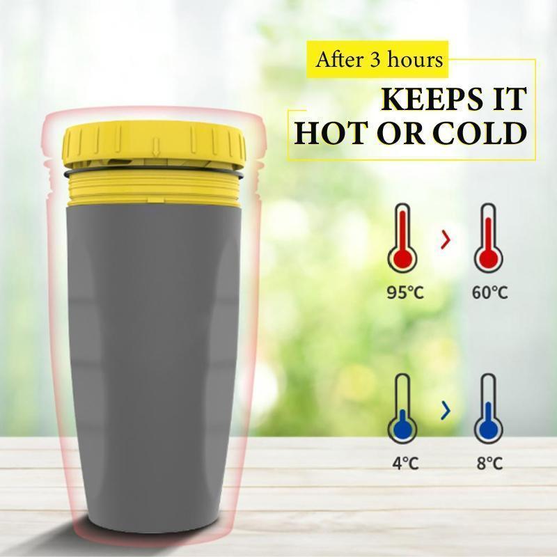 300ML Double Wall Tumbler Flask Kitchen Accessories Adjustable Cup Handy straw cup Portable Creative plastic cup for youngs Mary's Mercantile Shoppe