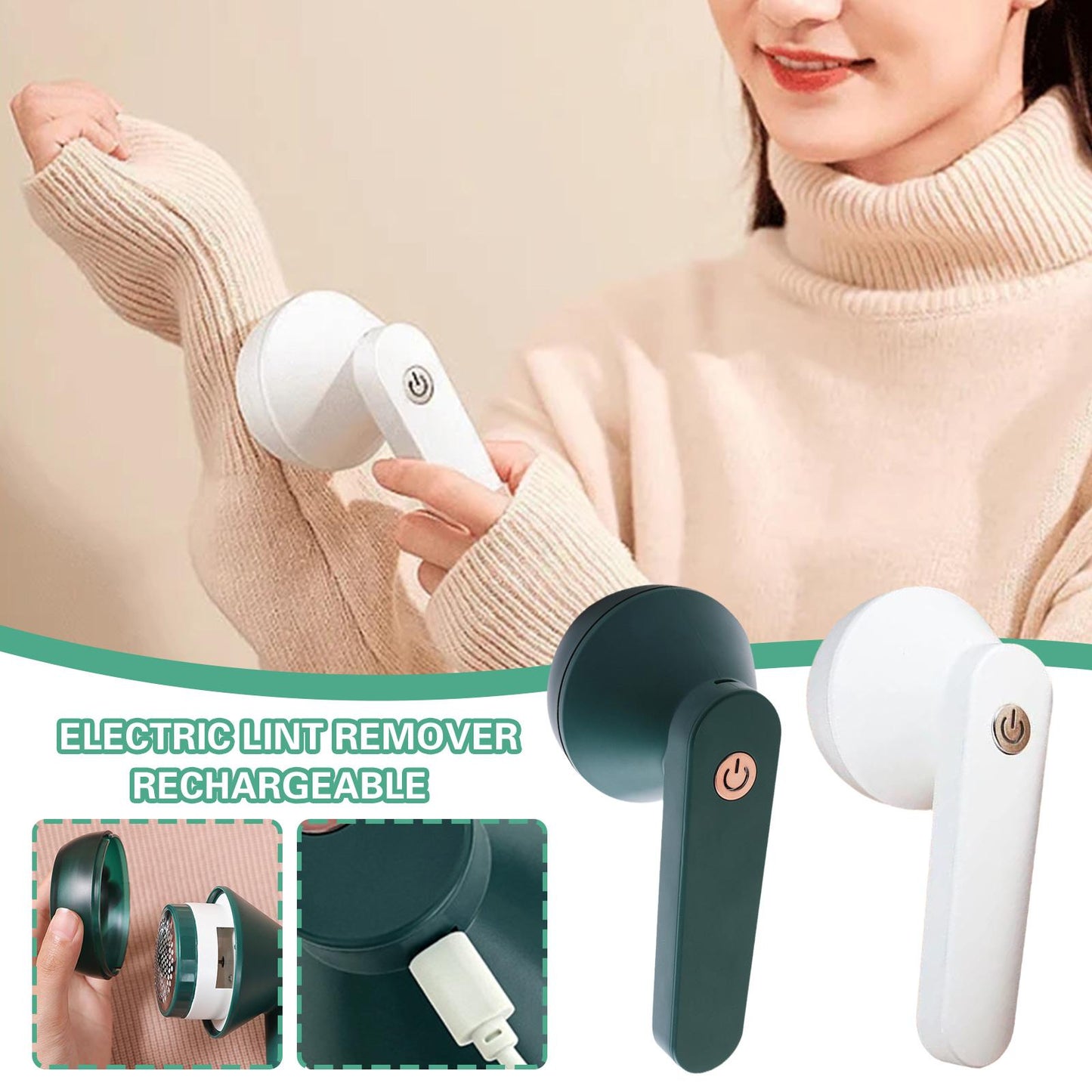 Electric Pellets Lint Remover For Clothing Hair Ball Trimmer Fuzz Clothes Sweater Shaver Spools Removal Device Rechargeable Mary's Mercantile Shoppe