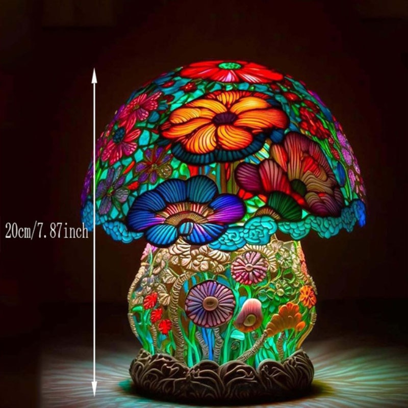 Flower Vintage Table Lamp for Home Decor Table Lights Retro European Royal Palace Style Led Light Bedroom Bedside Night Light Mary's Mercantile Shoppe