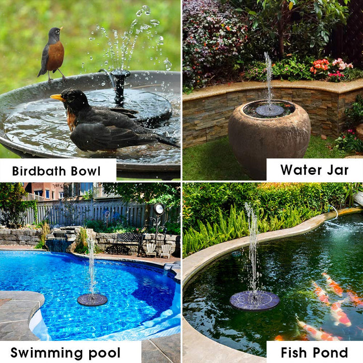 Outdoor Fountain™ - Mini Solar Water Fountain Pool for Outdoor Mary's Mercantile Shoppe