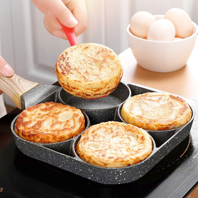 Carote Non-Stick Pan Pancake Pan Baking Frying Pan Chinese Layer Pie Cake  Crust Omelette Breakfast Pot Griddle